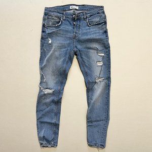 Zara Ripped Skinny Jeans | Men's 32 Waist